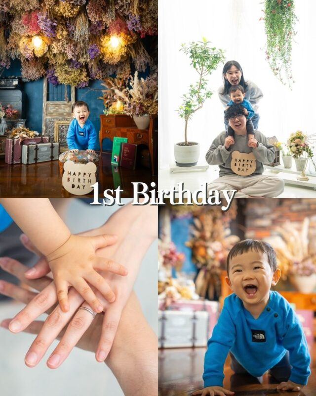 お座りやハイハイ、つかまり立ちに歩いたり…
たった1年でできるようになったことがたくさん✨️
ぜひそんな姿を残しませんか？📸

┈┈┈┈┈┈ 𖤣𖥧𖥣𖡡𖥧𖤣 ┈┈

1歳プラン ¥39,000
(データ･A3サイズ3面見開きアルバム付)

スタジオまたは洞峰公園とお選びいただけます
※公園使用料¥530が別途発生致します

┈┈┈┈┈┈ 𖤣𖥧𖥣𖡡𖥧𖤣 ┈┈

カシュカシュスタジオご利用方法
①ご予約＆お問合せ
⭐️お電話 029-850-3890
⭐️公式LINE
⭐️予約、問い合わせフォー厶(@cachecache_tsukubaハイライト〈プラン･料金〉)

からご予約＆お問合せ📞
スタジオの見学や打ち合わせも無料で承っております😌
※tsukuba.cache2@gmail.comのメールを受信できるよう事前にご確認をお願いします

②ご来館
③データ＆アルバム等の受け取り
アルバム等の商品はご自宅へ郵送でお届けいたします📮
撮影当日に《よく出来ましたカット10枚》をLINEにてお渡しさせて頂きます✨️

@cachecache_tsukuba
茨城県つくば市二の宮2-17-10 パークサイド洞峰A号
open平日/11:00~18:30
closed火曜

 #カシュカシュ  #ファミリーフォト  #１歳